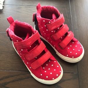Disney Gap toddler Velcro high top sneakers
